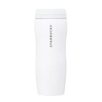Бутылка Starbucks Carved из переработанной нержавеющей стали матово-белая 355 мл 550926 (Модель 2024 года),
