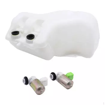 Бутылка стеклоочистителя омывателя лобового стекла 2 отверстия прочный резервуар для жидкости с крышкой замена