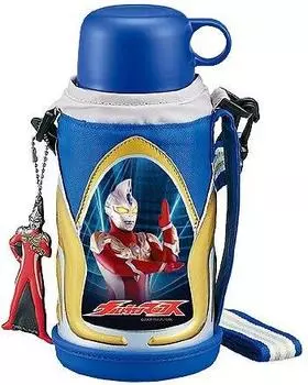 Бутылка TIGER из нержавеющей стали Max Blue с чехлом Sahara 0,6 л MBJ-A06U-EM