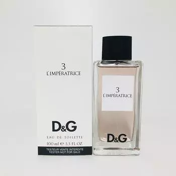 БУТЫЛКА Туалетная вода Dolce & Gabbana 3 L Imperatrice 100 мл