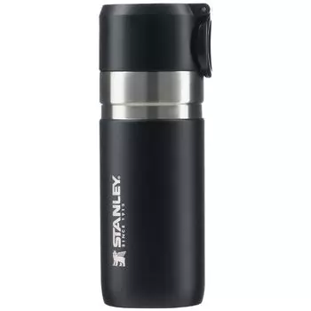 Бутылка вакуумная тонкая STANLEY Go Series матовая черная бутылка для воды термоизоляционная бутылка из нержавеющей стали бутылка для воды для улицы гарантия подлинная 0,37 л