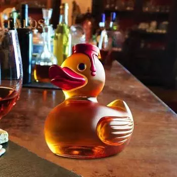 Бутылка виски «Утка» с гравировкой, бокалы для виски для мужчин, забавные бокалы для вина, бокалы для дегустации виски, подарок для любителей виски и друзей A