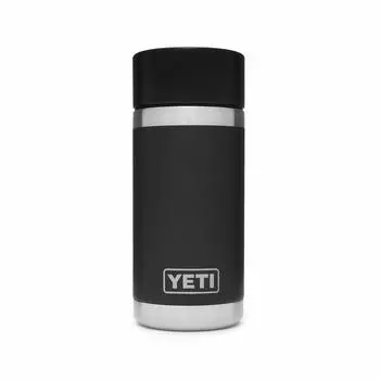 Бутылка YETI Rambler 12 унций с вакуумной крышкой Hot Shot из нержавеющей стали, стальная, изолированная, серый
