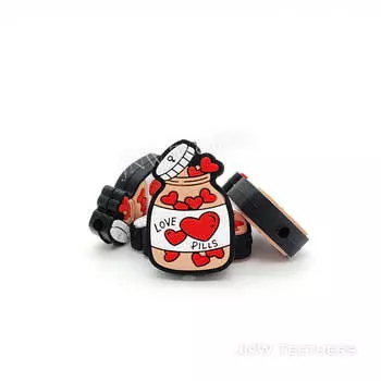 Бутылки Love Pills Силиконовые бусины с фокусным расстоянием. pack 10