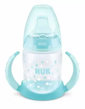 Бутылочка для кормления NUK PMC Learner 150 мл, звездочки, синяя FDNK0090302 (PP)