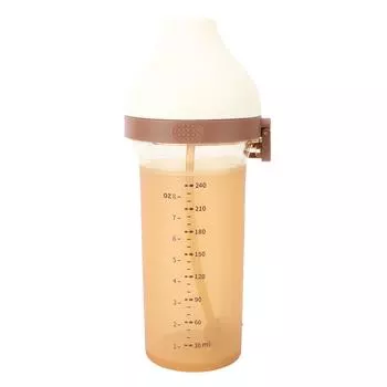 Бутылочка для кормления с откидной крышкой, силиконовая, с широким горлышком, с Y-образным отверстием соски, для детей старше 2 месяцев