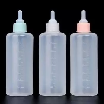 Бутылочка для молока для домашних животных, бутылочка для кормления котят, щенков, кошек, кормление молоком зелёный