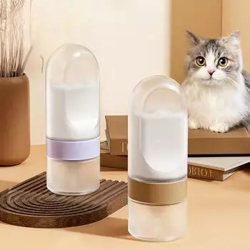 Бутылочка для питья молока для котят и щенков, устойчивая к высоким температурам, с защитой от удушья и падения, для собак и кошек 5.5*5.5*15cm