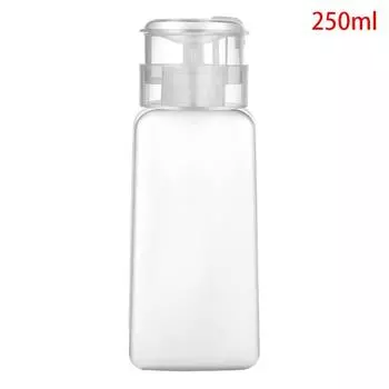 Бутылочка для снятия лака с УФ-гелем, пресс-бутылка для дизайна ногтей, чистая пустая жидкость для насоса 60ml