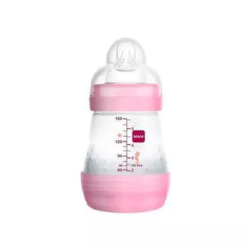 Бутылочка Mam Baby Anti Colic розовая 160 мл