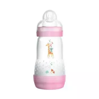 Бутылочка Mam Baby Anti Colic розовая 260 мл