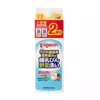 Бутылочка Pigeon Baby Bottle Сменный блок для мытья овощей 2 раза Изготовлено из пищевых ингредиентов 1,4 л 100%