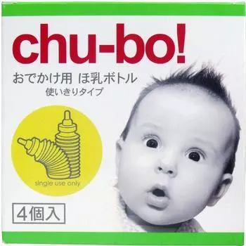 Бутылочки для кормления Chubo, 4 шт. x 3 набора Chu-bo Chu-bo! вне, одноразового использования,