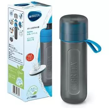 Бутылочный очиститель воды BRITA Active fill go active blue KBACCB1 fill&go &