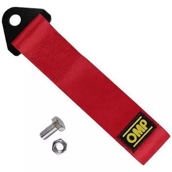 Буксировочная петля из 2 предметов, гоночный автомобиль с тяговым тросом, универсальная буксировочная проушина, прицеп-бампер, высокопрочные нейлоновые буксировочные тросы, оборудование для тягового троса автомобиля 26*5*0.33cm,2Pcs красный