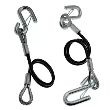 Буксировочный ремень с крюком Буксировочный ремень Трос для эвакуации Тяжелый удлинительный трос для прицепа Противоскользящий автомобильный аксессуар Трос безопасности прицепа