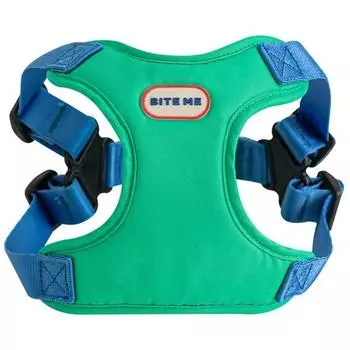 Buy Me Dog Comfort шлейка, зеленый + синий