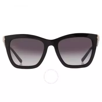 Bvlgari Grey Gradient Butterfly Ladies Sunglasses BV8233 501 8G 54