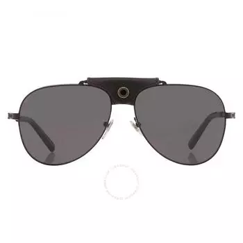 Bvlgari Polarized Grey Pilot Unisex Sunglasses BV5061Q 128 48 60