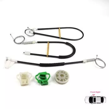 BWR443 Ремкомплект стеклоподъемника передний правый 1U0837462B для Skoda Octavia 1U MK1