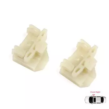 BWR47 2 шт. Зажим стеклоподъемника, передняя правая дверь для сиденья VW