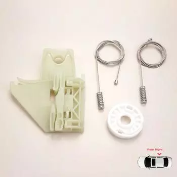 BWR5077 Ремонтный комплект электрического стеклоподъемника задней правой двери для Skoda Octavia MK2 A5 1Z3 1Z5 2004-2013 4/5-дверный 1Z0839656