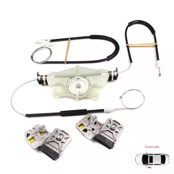 BWR50 Ремонт электрического стеклоподъемника, комплект металлических кронштейнов, передняя левая дверь для VW Golf MK4 Jetta Bora A4 1J 4/5 двери 1JM898461