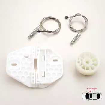 BWR5104 Комплект регулятора стеклоподъемника передний правый для Dacia Logan MK1 2004-2012 4/5-дверный