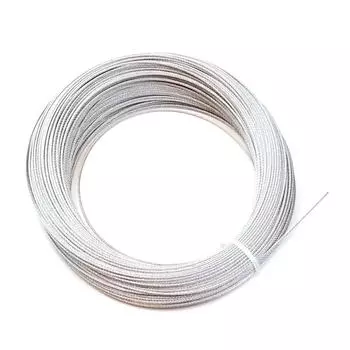 BWR5473 Прочный оцинкованный стальной трос диаметром 1,6 мм, длиной 100 метров, 7x7 прядей для ремонта регулятора стеклоподъемника автомобиля