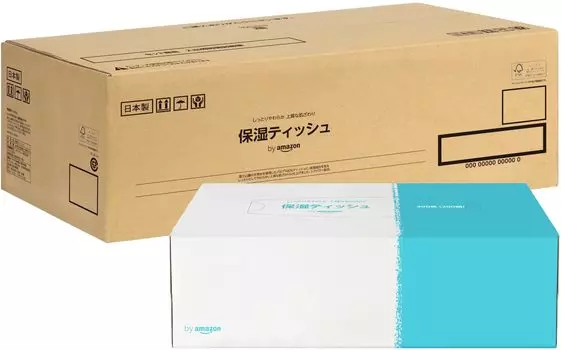 by Amazon Moisturizing Tissue 400 sheets x 10 boxes (200 pairs) (Presto!)