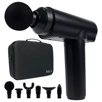 by Chiropractic RELX Fascia Release Gun Total Body Care 30 levels of powerful vibrations Up to approximately Fascia Release Gun Body Care Handy Gun