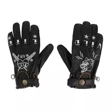 By City Tattoo II leather мотоперчатки XL