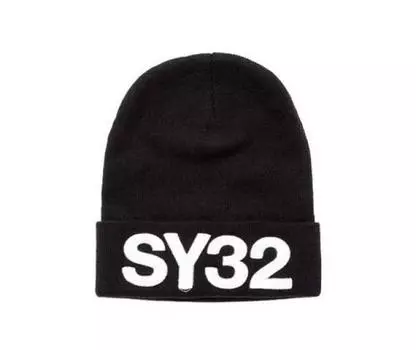 by SWEET Knit Cap BLACKWHITE [SY32 YEARS] 7142-3