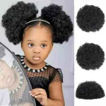 Bybrana Африканская женская повседневная сумка для волос Симпатичный персонализированный парик из синтетических волос