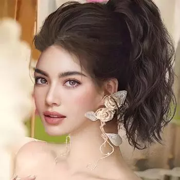 Bybrana Конский хвост с маленькой ручкой и кулиской