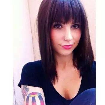 Bybrana женские прямые волосы с челкой, милые натуральные синтетические волосы, повседневная одежда, персонализированный парик 30cm