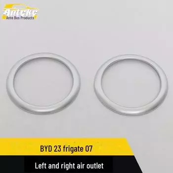 BYD 23 Frigate 07 Left & Right Air Outlet Decorative Frame Sticker for Instrument Panel and Air Conditioning 2 pieces