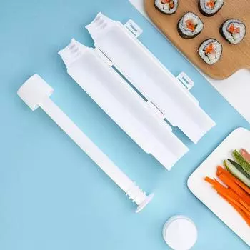 Быстрая форма для приготовления суши, цилиндрическая форма бочонка, легкие съемные DIY простые в эксплуатации гаджеты для катания овощей и мяса чёрный