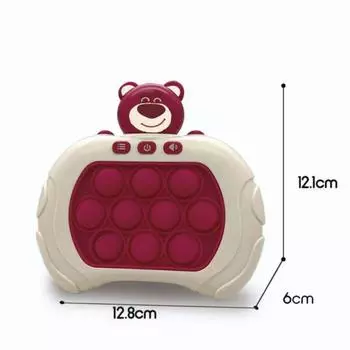 Быстрая игра-кнопка Kurome press push screen игровая консоль игра-головоломка whack-a-mole игрушка Медведь с экраном