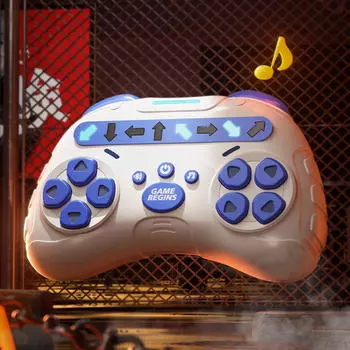 Быстрая игра-нажимная ладонная машина образовательный ритм быстрый для детей взрослых синий