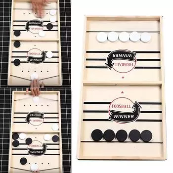 Быстрая игра Sling Puck, настольный хоккей, победитель, интерактивная шахматная игрушка для взрослых и детей, настольная боевая игра