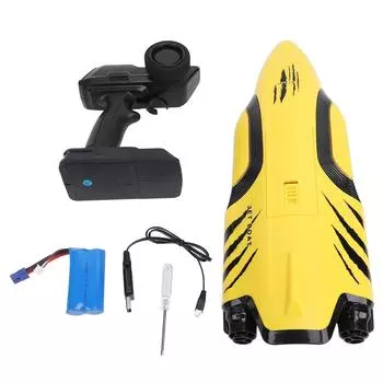 Быстрая радиоуправляемая лодка с дистанционным управлением для бассейнов, озер, радиоуправляемая скоростная лодка, игрушечная скоростная лодка для взрослых и детей, низкая летучая мышь