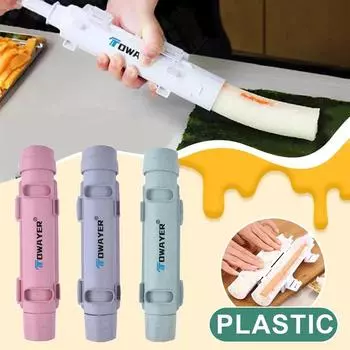 Быстрая сушильная машина, японская роликовая форма для риса, базука, овощное мясо, раскатка, сделай сам, машина для приготовления суши, домашняя кухня, гаджеты, инструменты розовый