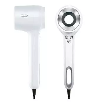 Быстрая сушка отрицательными ионами Профессиональная модель AIRLYTME Генерирует 29 миллионов отрицательных ионов в секунду Блестящие волосы Улучшает качество волос Быстрая сушка