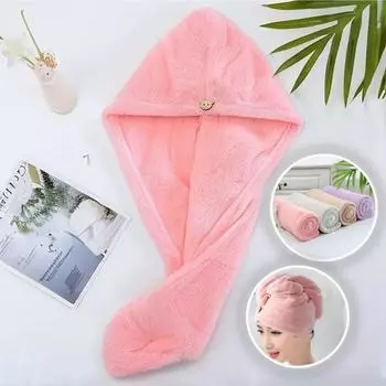 Быстрая сушка волос Быстрая сушка Микрофибровые полотенца Ванная комната Аксессуары для ванной Шапочка для кормления с пряжкой Полотенце для сауны и спа 1pc коричневый