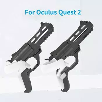 Быстрая установка пистолетных рукояток Combo VR Experience Gun Stock для Oculus Quest 2 Shooting Game Controller Gun Holder