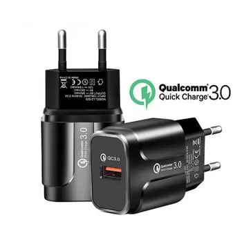 Быстрая зарядка 3.0 для iPhone 15 16 для Samsung S10 S20 для Xiaomi