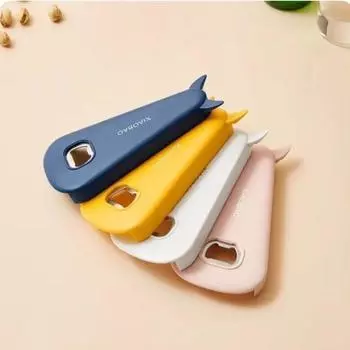 Быстро открывающийся консервный нож Многофункциональный съемник крышек для банок Открывалка для маленьких бутылок Крышка Twist Off жёлтый