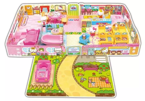 Быстро расширяющийся дом Hello Kitty и выставочный автомобиль Matsuki