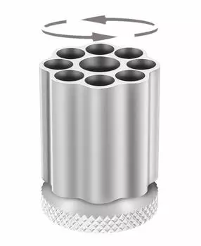 Быстро вращающийся карандаш ручка ручка пресс-папье канцелярские принадлежности и настольный футляр для хранения, держатель, держатель, держатель, серебристый/черный (Серебряный) серебряный